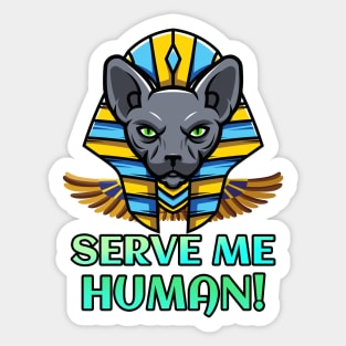 Sphynx Cat Pharao Egyptian Kitty Sticker